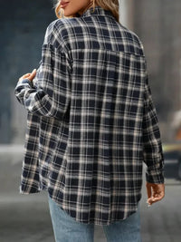 Plaid Button - Down Oversized Shirt - Update AvenueTrendsi10010036156139610010036156139623d439c2 - 8601 - 4db5 - b706 - ed3583cbac79 - Max - OriginNavy Blue