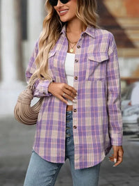Plaid Button - Down Oversized Shirt - Update AvenueTrendsi100100361565033100100361565033ed5356b1 - 1262 - 4349 - a5e3 - bdbd3d7b7e61 - Max - OriginPurple