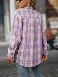 Plaid Button - Down Oversized Shirt - Update AvenueTrendsi1001003615650331001003615650335b371a36 - ce9b - 48f7 - 8879 - 82cdedf3ba02 - Max - OriginPurple