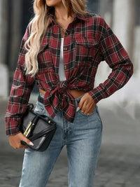 Plaid Button - Down Oversized Shirt - Update AvenueTrendsi1001003615683591001003615683598eed8d74 - 265a - 4c69 - b922 - a167f46b0ddb - Max - OriginDeep Wine Red
