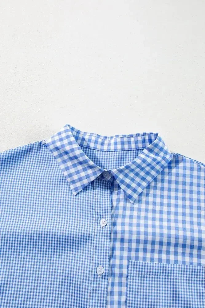 Plaid Button Up Long Sleeve Shirt - Update AvenueTrendsi100100070119310100100070119310eab4d063 - 1dd2 - 4e12 - 92c6 - 5d206ba59ba2 - MaxLight Blue