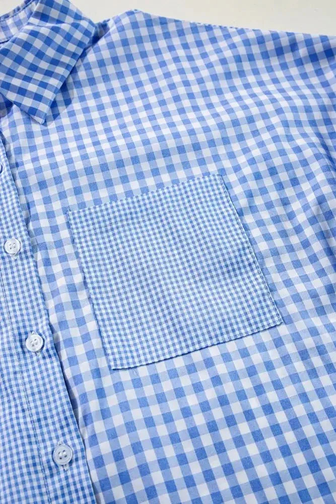 Plaid Button Up Long Sleeve Shirt - Update AvenueTrendsi100100070119310100100070119310daedcfb8 - a52e - 4a67 - a591 - b34f0dcec248 - MaxLight Blue