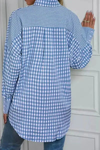 Plaid Button Up Long Sleeve Shirt - Update AvenueTrendsi100100070119310100100070119310aa091fd5 - fe86 - 4d17 - 8eb8 - 638b4b35e6dc - MaxLight Blue