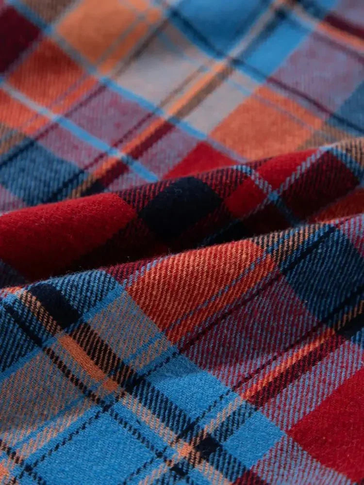 Plaid Button Up Long Sleeve Shirt - Update AvenueTrendsi1001001059206991001001059206994914484c389f422fa6823af87b5e2712 - Max - OriginRed