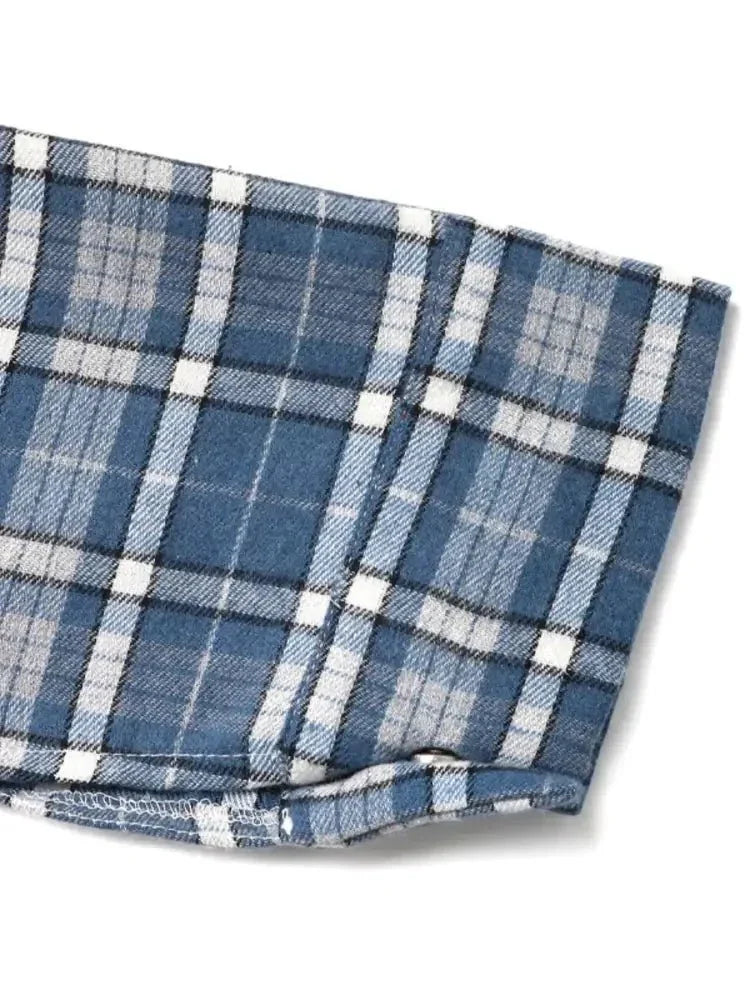 Plaid Button Up Long Sleeve Shirt - Update AvenueTrendsi1001001614743881001001614743881e7a3f37b1f24cf0a64ae1f8314256d9 - Max - OriginBlue