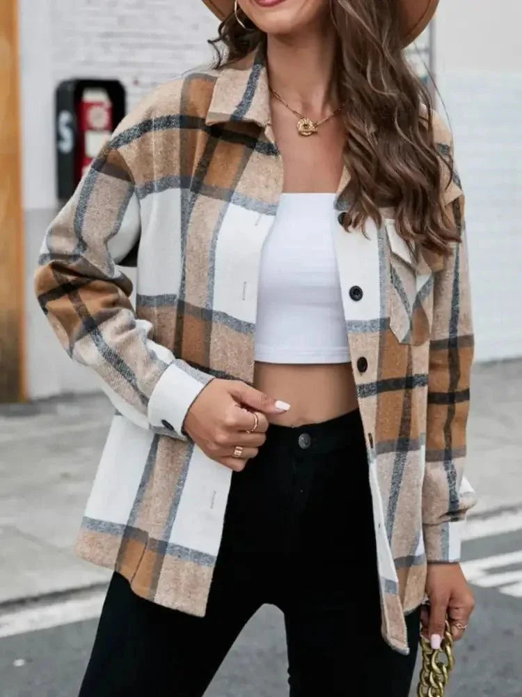 Plaid Button Up Long Sleeve Shirt - Update AvenueTrendsi1001007612580491001007612580491363bb63 - 1c98 - 47fa - ae26 - b1de2f303baa - Max - OriginBronze