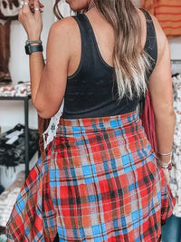 Plaid Collared Neck Long Sleeve Shirt - Update AvenueTrendsi100100447411327100100447411327da19faa4 - 9772 - 4589 - aaa0 - 50d3e82498e1 - MaxRed