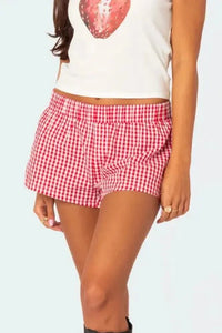 Plaid Elastic Waist Shorts - Update AvenueTrendsi10010016253111810010016253111825c65b8c - a7ce - 4cf6 - 84b4 - 7b79a3b2cdc0 - Max - OriginScarlet