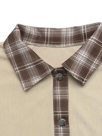Plaid Hem Button Up Long Sleeve Shacket - Update AvenueTrendsi1001003532044081001003532044080eb0fede - 9242 - 4e16 - 99d5 - 8dd0790c8b95 - Max - OriginBeige