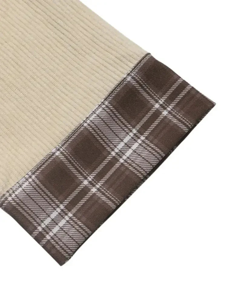 Plaid Hem Button Up Long Sleeve Shacket - Update AvenueTrendsi100100353204408100100353204408381a4bff - a18d - 4941 - b36c - 3c17950e34b5 - Max - OriginBeige
