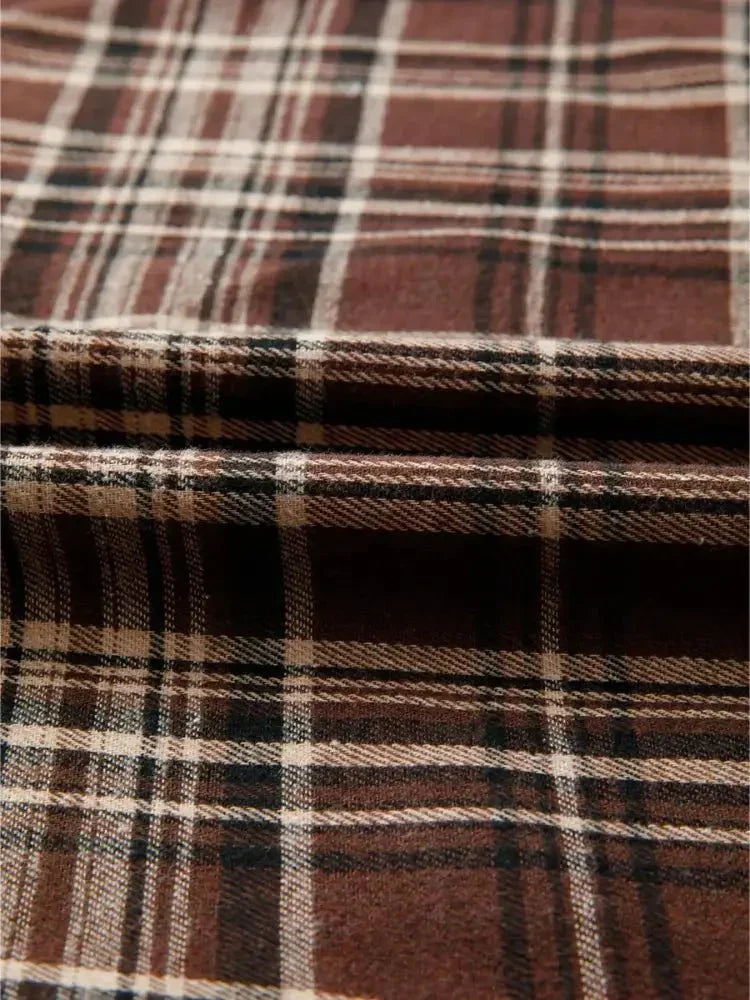 Plaid Patchwork Long Sleeve Hooded Top - Update AvenueTrendsi1001004657764791001004657764795745dda2867b4484a5a313f7b0722d5f - Max - OriginBrown