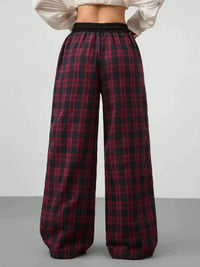 Plaid Wide Leg Pants with Drawstring Waist - Update AvenueTrendsi100100250881522100100250881522fe74cfb9 - 6e59 - 4666 - 9c10 - ac5bd175c82f - Max - OriginScarlet