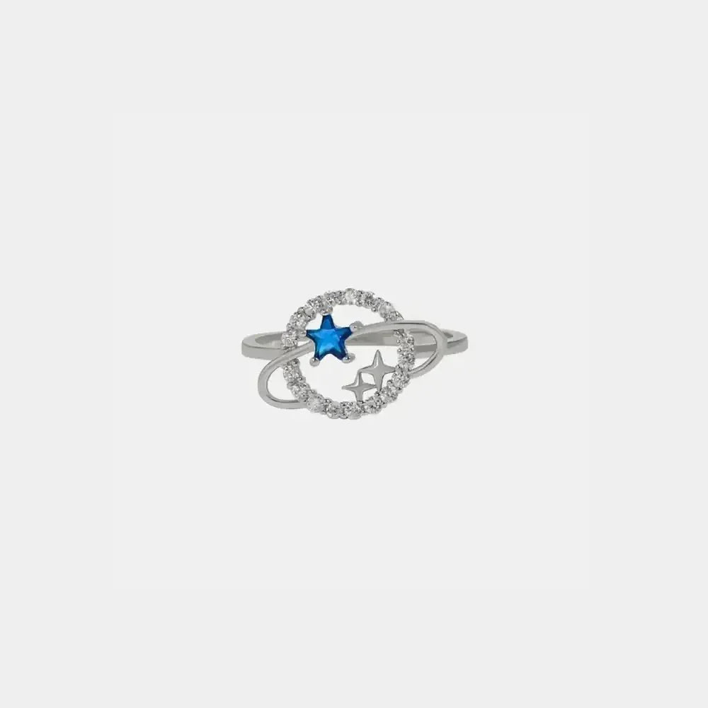 Planet Shape Inlaid Zircon 925 Sterling Silver Ring - Update AvenueRingTrendsi100500572061518100500572061518Planet Shape Inlaid Zircon 925 Sterling Silver RingSilver