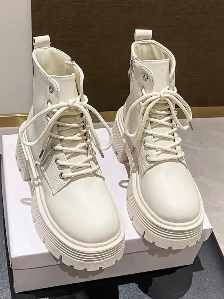 Platform Lace Up Boots