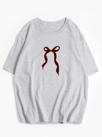 Plus Size Bow Round Neck Short Sleeve T-Shirt - Update AvenueT-ShirtsTrendsi10010059629020410010059629020431723720 - cd17 - 49ce - aa9b - 02615bd07c6c - Max - OriginLight Gray