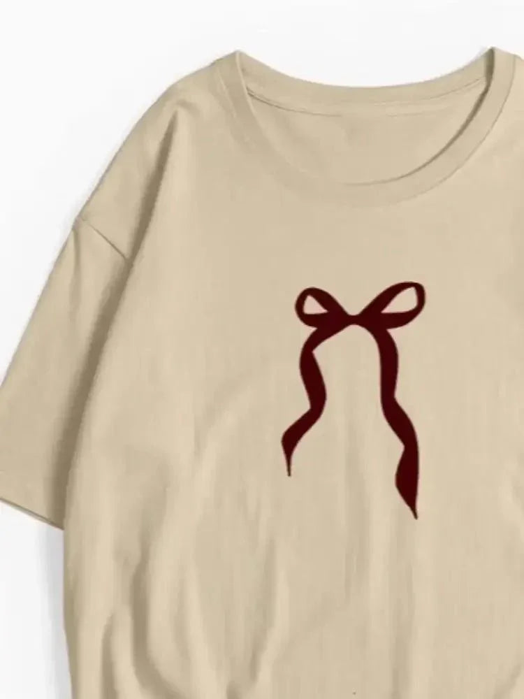 Plus Size Bow Round Neck Short Sleeve T-Shirt - Update AvenueT-ShirtsTrendsi1001005962981381001005962981388e8da240 - b23c - 414a - 9c2f - 77eaa2897a3d - Max - OriginKhaki