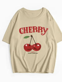Plus Size Cherry Graphic Round Neck Short Sleeve T-Shirt - Update AvenueT-ShirtsTrendsi1001002136802391001002136802394747cff27cd64948acf5583672328175 - Max - OriginKhaki