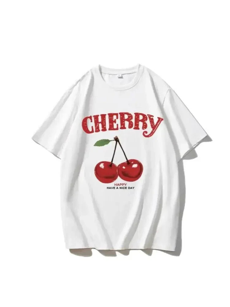 Plus Size Cherry Graphic Round Neck Short Sleeve T-Shirt - Update AvenueT-ShirtsTrendsi100100213686813100100213686813fa331ba41c124a3087f21d45995b36ac - Max - OriginWhite