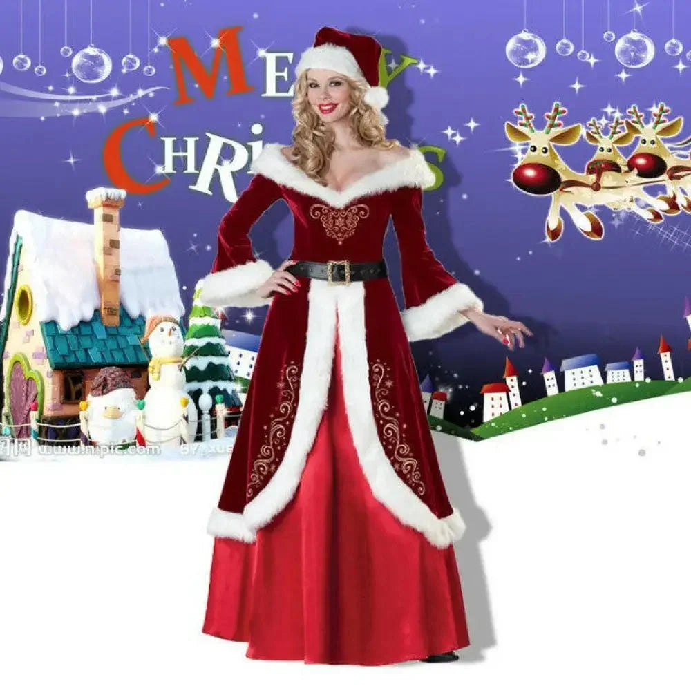 Plus size European and American Christmas costumes adult men and women Santa Claus Christmas dress Christmas couple costumes - Update AvenueUpdate Avenues217389778044001Plus size European and American Christmas costumes adult men and women Santa Claus Christmas dress Christmas couple costumes - Update AvenuesXXXL