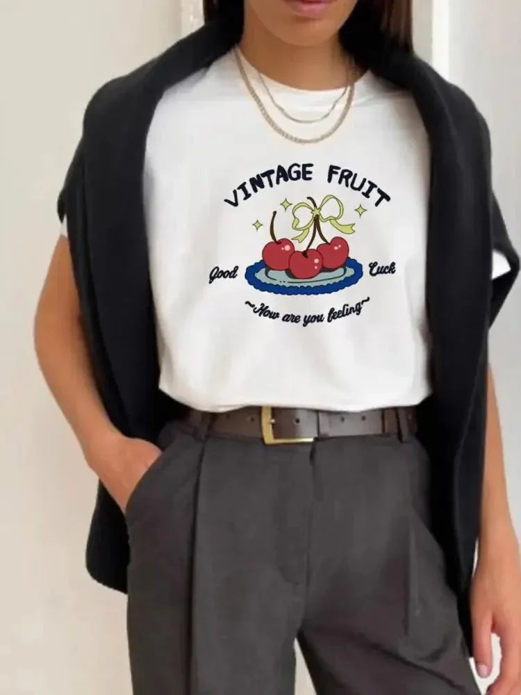 Plus Size Fruit Graphic Round Neck T-Shirt - Update AvenueT-ShirtsTrendsi100100814195977100100814195977ca41dbf823e64161bfca248852f829a1 - Max - OriginWhite