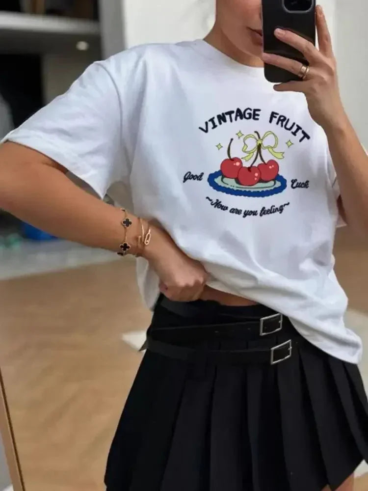 Plus Size Fruit Graphic Round Neck T-Shirt - Update AvenueT-ShirtsTrendsi10010081419597710010081419597798381b29 - c380 - 488e - 97c0 - 913a5807ebe1 - Max - OriginWhite