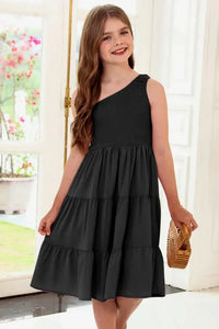 Plus Size One - Shoulder Sleeveless Tiered Dress - Update AvenueKidsTrendsi10090096364305910090096364305934dc648a7b294d50853c62c57f7bf7b4 - MaxBlack