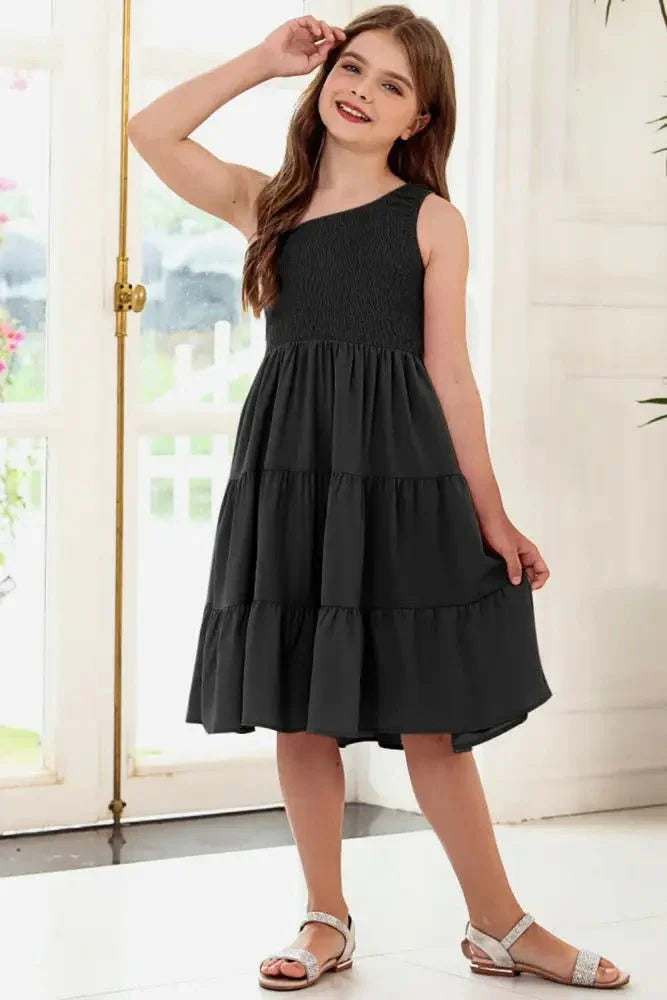 Plus Size One - Shoulder Sleeveless Tiered Dress - Update AvenueKidsTrendsi10090096364305910090096364305939c0805fb5df48d98af4104fa4c0b834 - MaxBlack