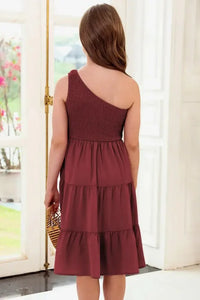 Plus Size One - Shoulder Sleeveless Tiered Dress - Update AvenueKidsTrendsi10090096364870710090096364870783c41f731aea4e118d94bcf985b27a9e - MaxBurnt Umber