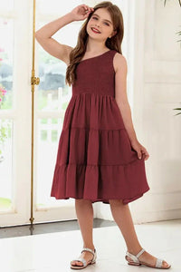 Plus Size One - Shoulder Sleeveless Tiered Dress - Update AvenueKidsTrendsi100900963648707100900963648707c284c65a3d6944e3aba1d3c0f6dcc398 - MaxBurnt Umber
