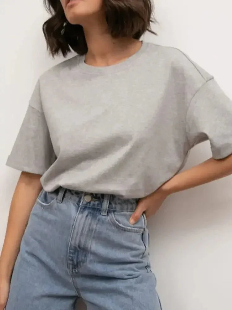 Plus Size Oversized Round Neck Short Sleeve T-Shirt - Update AvenueT-ShirtsTrendsi100100972721684100100972721684fe8e0bfb - 6f59 - 4cfd - baf6 - 76c8ede09a22 - Max - OriginGray