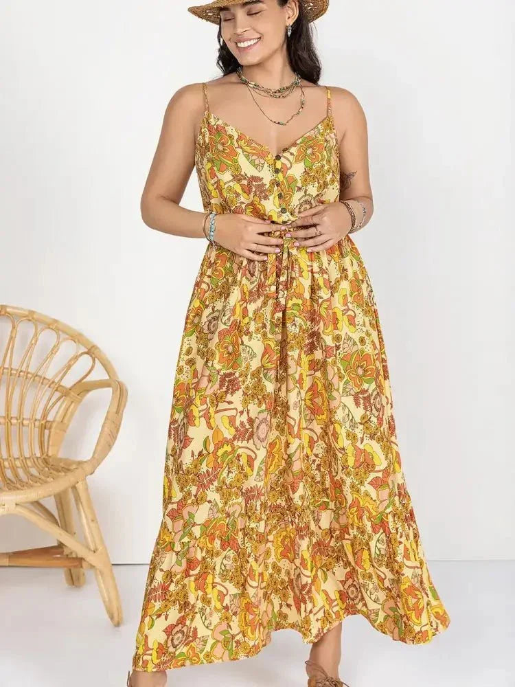 Plus Size Printed V - Neck Maxi Cami Dress - Update AvenueBoho VibesTrendsi100100107251137100100107251137e89abb7f - 9e8b - 43cf - 987d - 88b258da2c2f - MaxGold