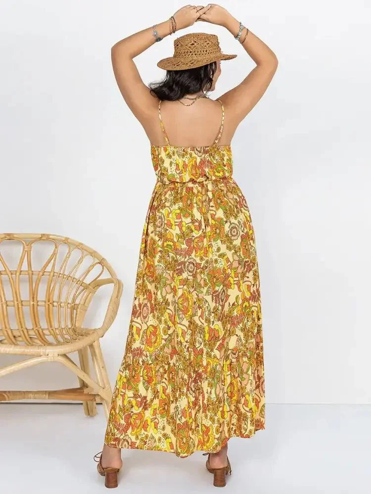 Plus Size Printed V - Neck Maxi Cami Dress - Update AvenueBoho VibesTrendsi1001001072511371001001072511370e1b28ab - 0296 - 487b - 8976 - d45c53487c6e - MaxGold