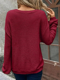 Plus Size Relaxed Fit Waffle Knit Round Neck T-Shirt - Update AvenueT-ShirtsTrendsi100100293781316100100293781316c1689db9bd9c495eb0621df2254467fc - Max - OriginBurgundy