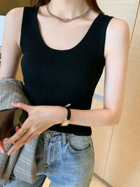 Plus Size Ribbed Scoop Neck Tank - Update AvenueTanks & CamisTrendsi10010089508021610010089508021674d1d519 - 4dc6 - 42c6 - b677 - 3c4bce39e857 - Max - OriginBlack