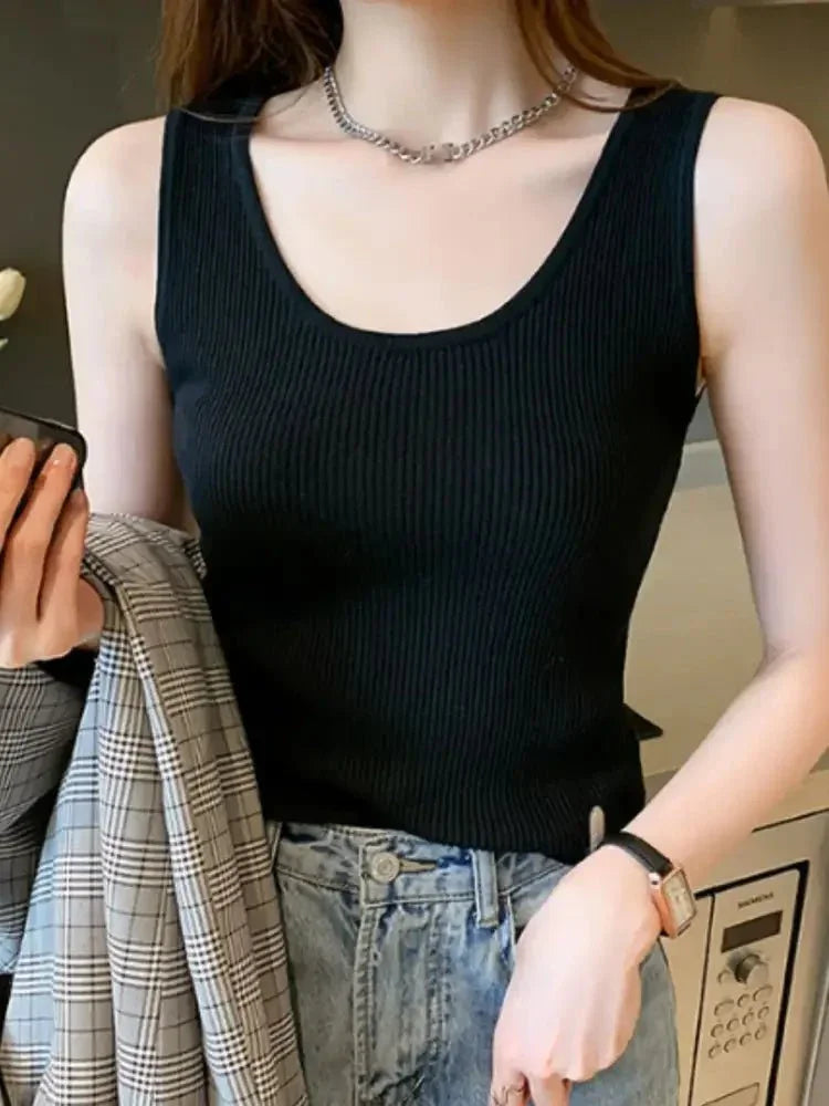 Plus Size Ribbed Scoop Neck Tank - Update AvenueTanks & CamisTrendsi100100895080216100100895080216dc6a894d - 0970 - 4527 - a017 - 2760f9255e42 - Max - OriginBlack