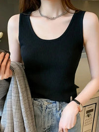Plus Size Ribbed Scoop Neck Tank - Update AvenueTanks & CamisTrendsi100100895080216100100895080216dc6a894d - 0970 - 4527 - a017 - 2760f9255e42 - Max - OriginBlack