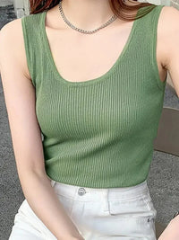 Plus Size Ribbed Scoop Neck Tank - Update AvenueTanks & CamisTrendsi1001008950859271001008950859272aa62b6a - 8c8a - 40c1 - bb3e - 9c97ca5c1023 - Max - OriginMatcha Green