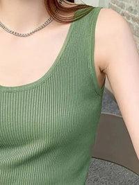 Plus Size Ribbed Scoop Neck Tank - Update AvenueTanks & CamisTrendsi10010089508592710010089508592749887d31 - 4b58 - 4291 - aa72 - b72b8d559e46 - Max - OriginMatcha Green