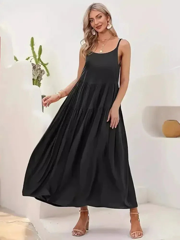 Plus Size Scoop Neck Sleeveless Midi Cami Dress - Update AvenueEffortless Elegance: DressesTrendsi100100150188183100100150188183ff81e487 - 2375 - 4d64 - a136 - 96faed9de654 - Max - OriginBlack
