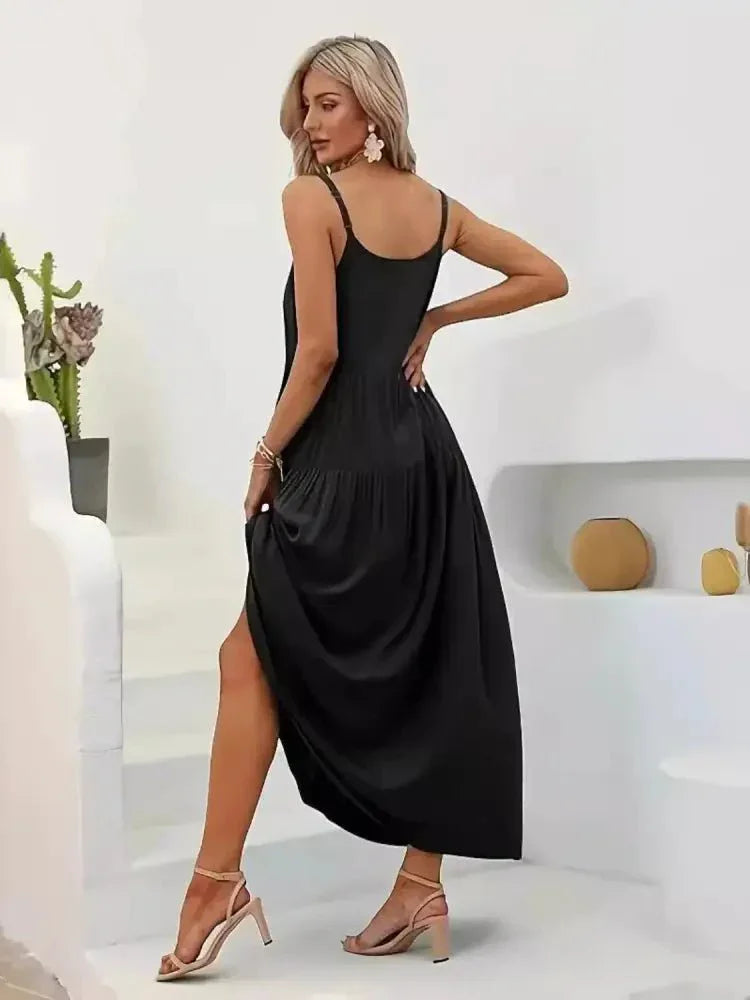 Plus Size Scoop Neck Sleeveless Midi Cami Dress - Update AvenueEffortless Elegance: DressesTrendsi100100150188183100100150188183c5683160 - b5cd - 4c88 - 950b - a68ce5e5ddce - Max - OriginBlack