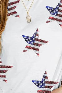 Plus Size Sequin Star Round Neck Short Sleeve T-Shirt - Update AvenueHonor the Stars and StripesTrendsi10010012378100910010012378100985331a33 - 5f36 - 450c - 8e07 - 4cda710916cb - MaxWhite