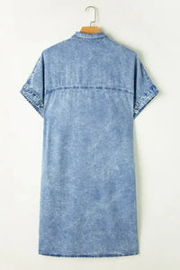 Pocketed Button Up Half Sleeve Denim Dress - Update AvenueDenim Dresses & SkirtsTrendsi100100925841695100100925841695f922a218 - aa12 - 43b5 - 9de0 - 83e2178ea615 - MaxMedium