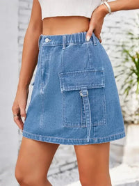 Pocketed Buttoned Denim Skirt - Update AvenueDenim Dresses & SkirtsTrendsi100100395194563100100395194563212e02f7 - e878 - 42d4 - aee9 - 452a2ce78a06 - MaxMedium
