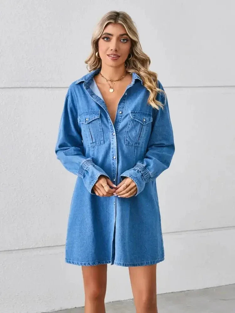 Pocketed Dropped Shoulder Mini Denim Dress - Update AvenueDenim Dresses & SkirtsTrendsi100100398371044100100398371044af2801cd - 2239 - 450b - 8e7b - 241785a29e05 - MaxDusty Blue