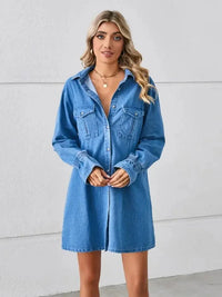 Pocketed Dropped Shoulder Mini Denim Dress - Update AvenueDenim Dresses & SkirtsTrendsi100100398371044100100398371044af2801cd - 2239 - 450b - 8e7b - 241785a29e05 - MaxDusty Blue