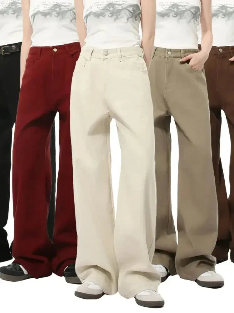 Pocketed Wide Leg Men's Jeans - Update AvenueTrendsi100400775500619100400775500619Pocketed Wide Leg Men's JeansBlack