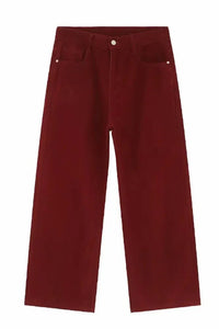 Pocketed Wide Leg Men's Jeans - Update AvenueTrendsi100400775505961100400775505961Pocketed Wide Leg Men's JeansBurgundy