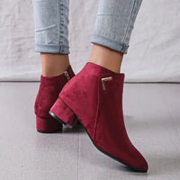 Point Toe Block Heels Boots - Update AvenueTrendsi100600945072876100600945072876Point Toe Block Heels BootsBlack