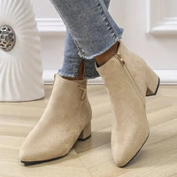 Point Toe Block Heels Boots - Update AvenueTrendsi100600945075361100600945075361Point Toe Block Heels BootsApricot