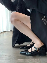 Point Toe Block Heels Pumps